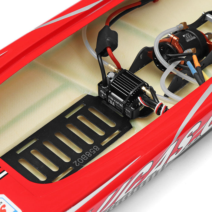 TFL 1126 Lucky OCT 880mm - 2.4G Brushless RC Boat with 120A ESC & Water Cooling System - Ideal for Hobbyists without Servo TX Battery