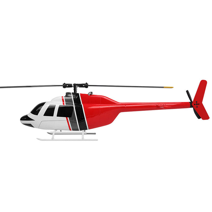 FLY WING Bell 206 V2 Class 470 - 6CH Brushless Motor GPS RC Helicopter with Altitude Hold & H1 Flight Controller - Ideal for Scale Enthusiasts and PNP Ready