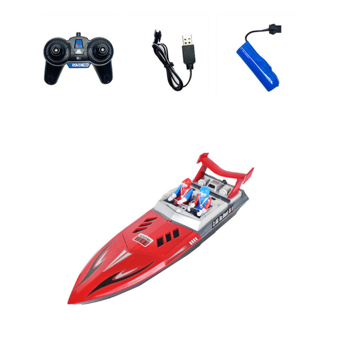 High-Speed H11 2.4G 4CH RC Boat - Waterproof, 20km/h Electric Racing Speedboat for Lakes & Pools - Perfect Remote Control Toy for Kids & Adults