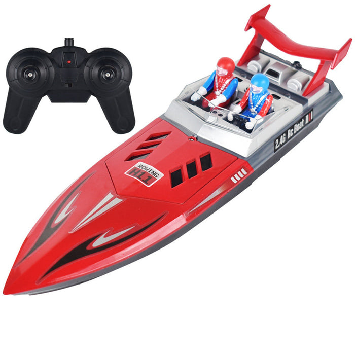 High-Speed H11 2.4G 4CH RC Boat - Waterproof, 20km/h Electric Racing Speedboat for Lakes & Pools - Perfect Remote Control Toy for Kids & Adults