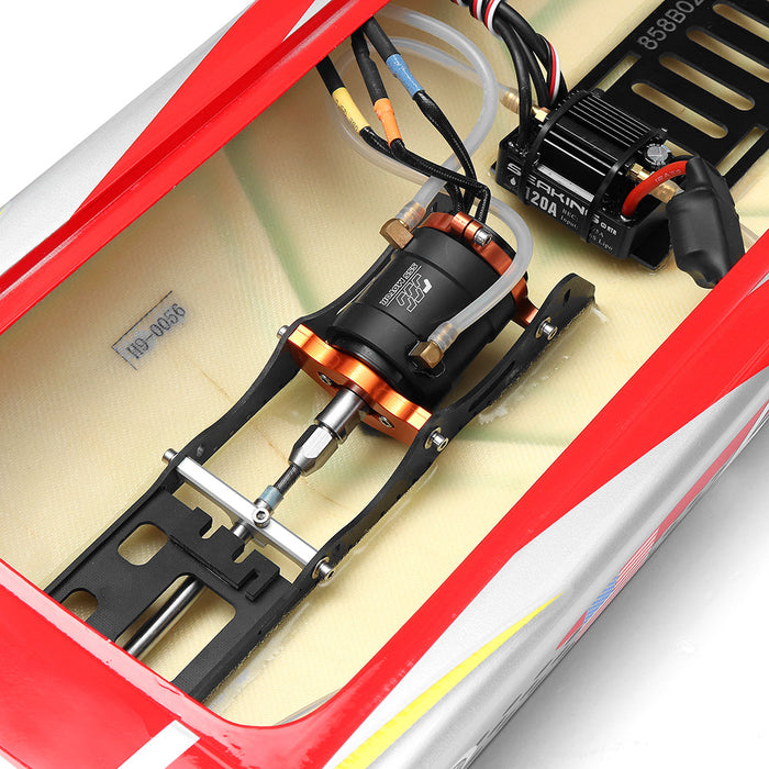 TFL 1126 Lucky OCT 880mm - 2.4G Brushless RC Boat with 120A ESC & Water Cooling System - Ideal for Hobbyists without Servo TX Battery